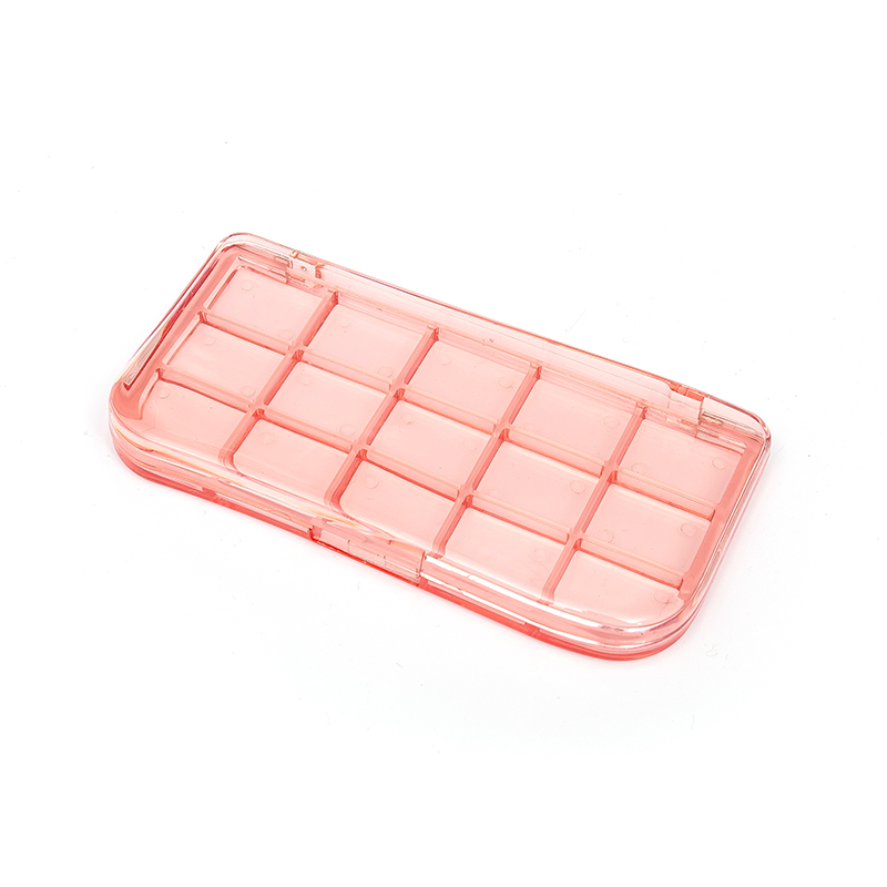 2315 Light Orange Square 18 Grid Eyebrow Powder Case