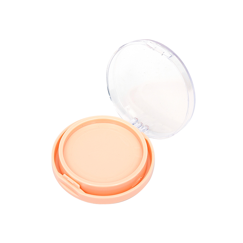 2206 Light Pink Round Single Grid Powder Case