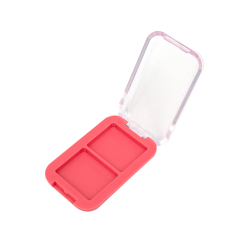 2412-3 Nude Square 3 Grid Blush Case