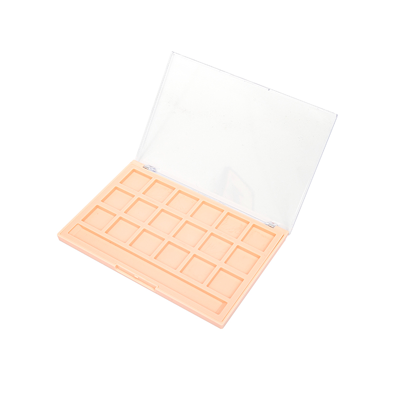 2315 Light Orange Square 18 Grid Eyebrow Powder Case