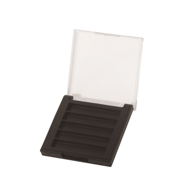 205 Black Square 4 Grids Eyeshadow Case