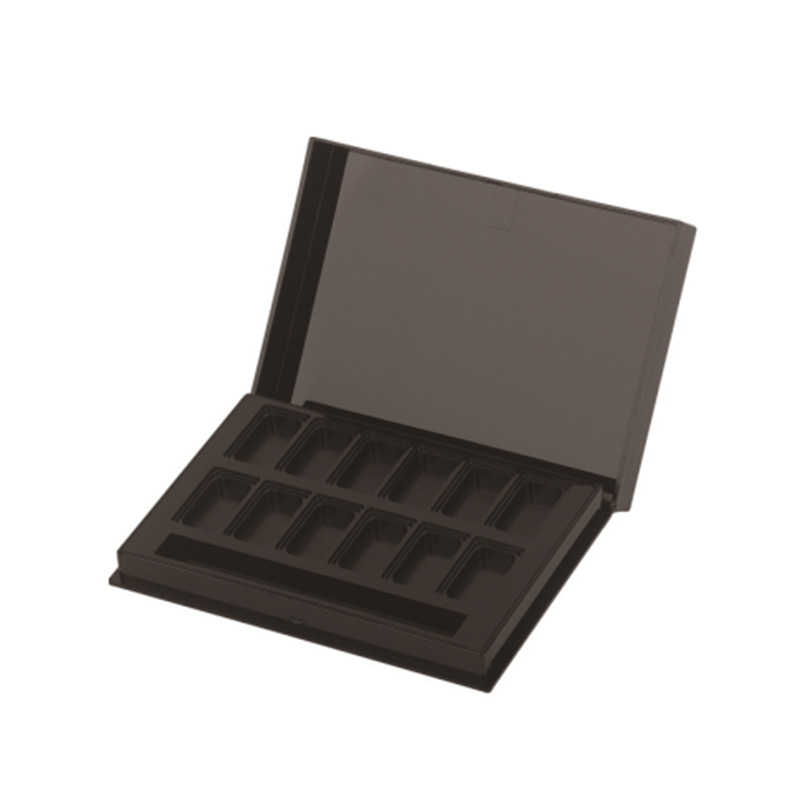 105-12 Black Square Twelve-Grid Brow Powder Case