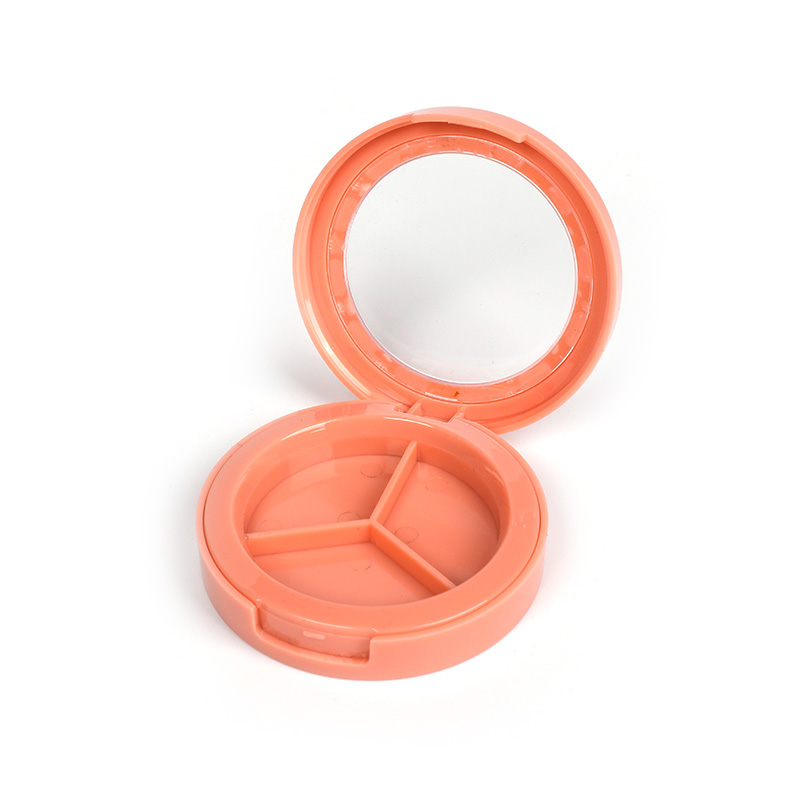 2014-3 Orange Round Three-Grid Blush Case