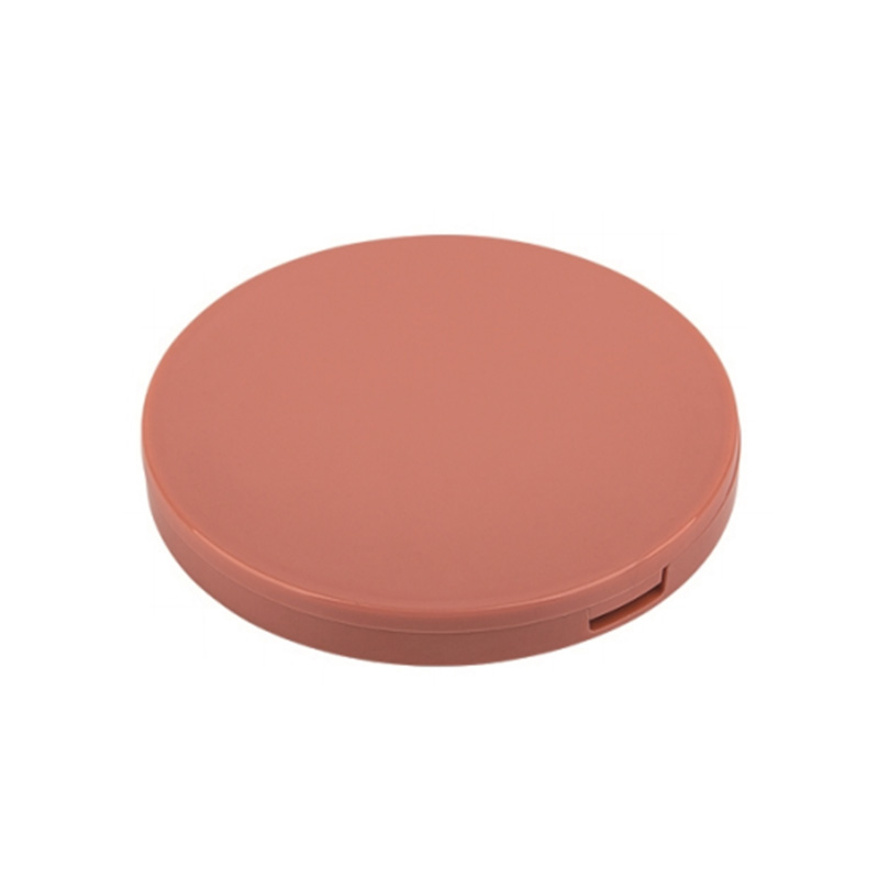 506-3 Coral Round Three-Grid Blush Case