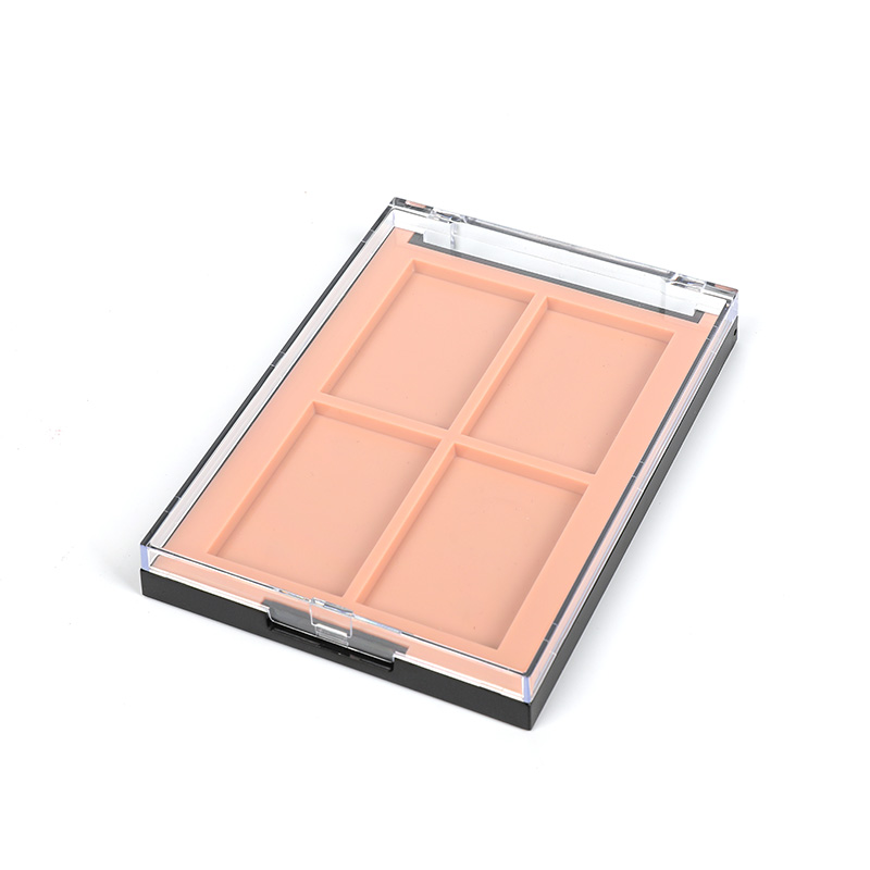 2015-4 Orange Square Four-Grid Blush Case