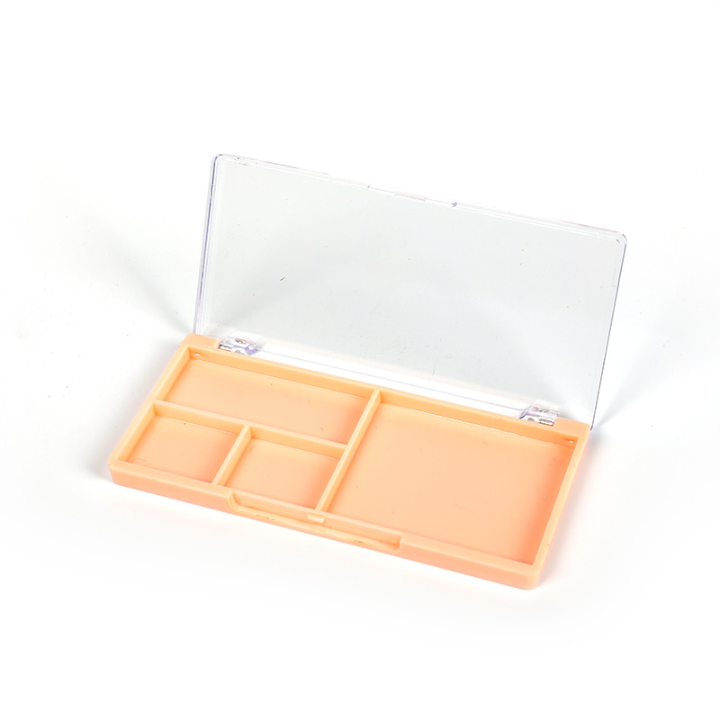 1006-3+1 Orange Square Three+One Grid Blush Case