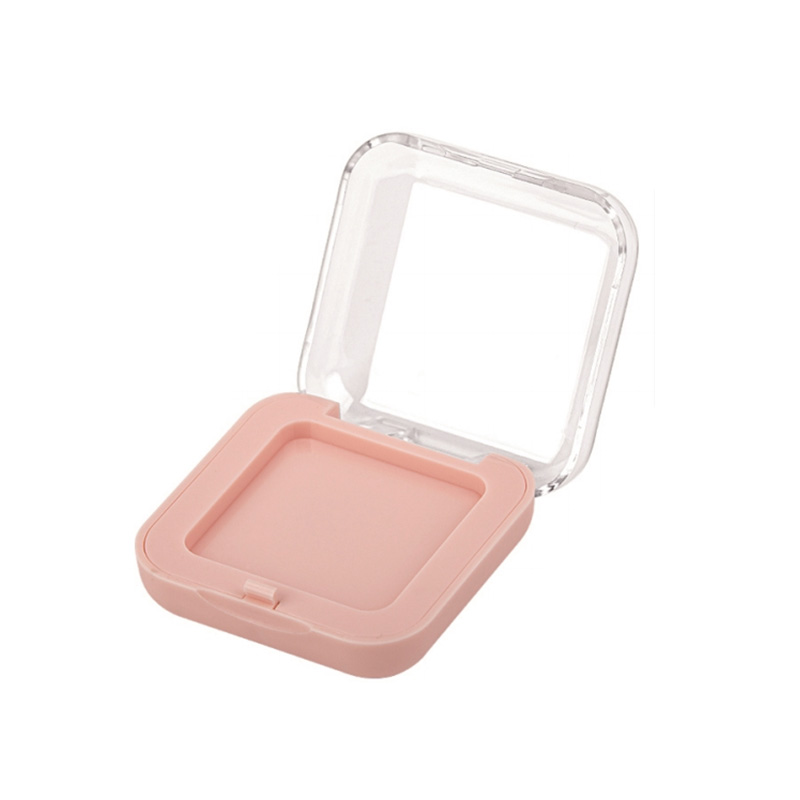 1002 Pink Square Single-Grid Powder Case