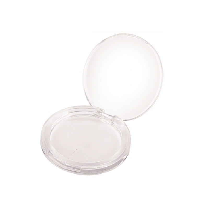 103 Transparent Round Single-Grid Powder Case