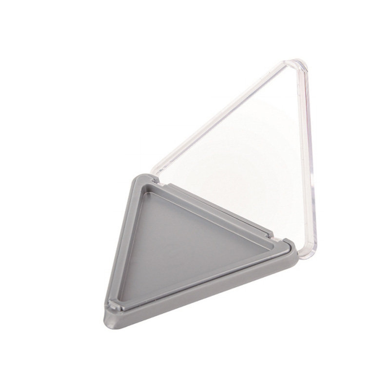 2004-1 Transparent Triangle Single-Grid Powder Case