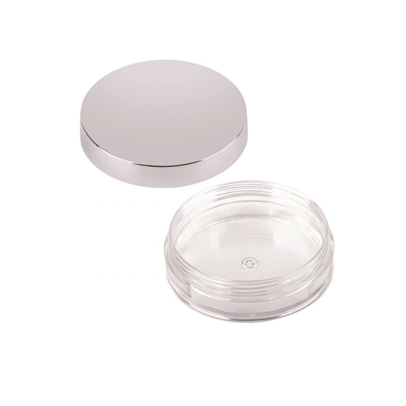 2016 Transparent Round Single-Grid Powder Case