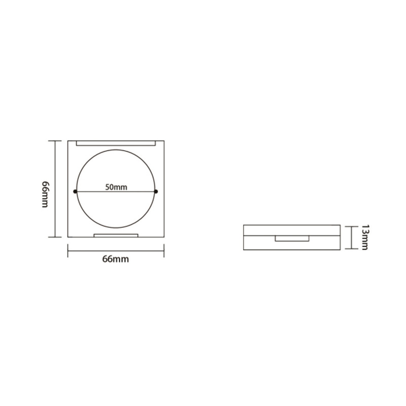 618 Round Double-Layer Single-Grid Powder Case