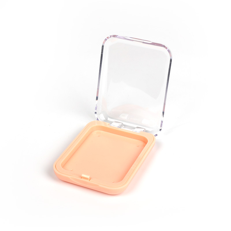 1003-1 Orange Square Single-Grid Powder Case