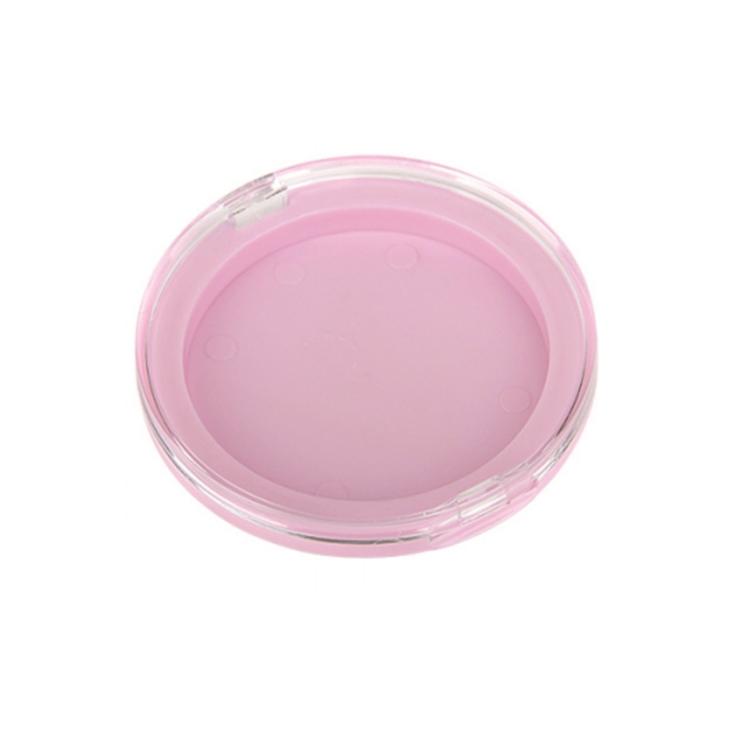 2016 Transparent Round Single-Grid Powder Case