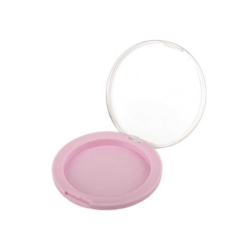 507 Pink Round Single-Grid Powder Case