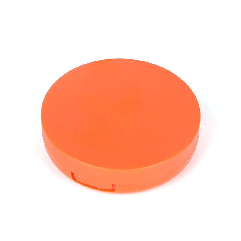 2212 (Double-Layer Powder) Orange-Red Round Single-Grid Powder Case