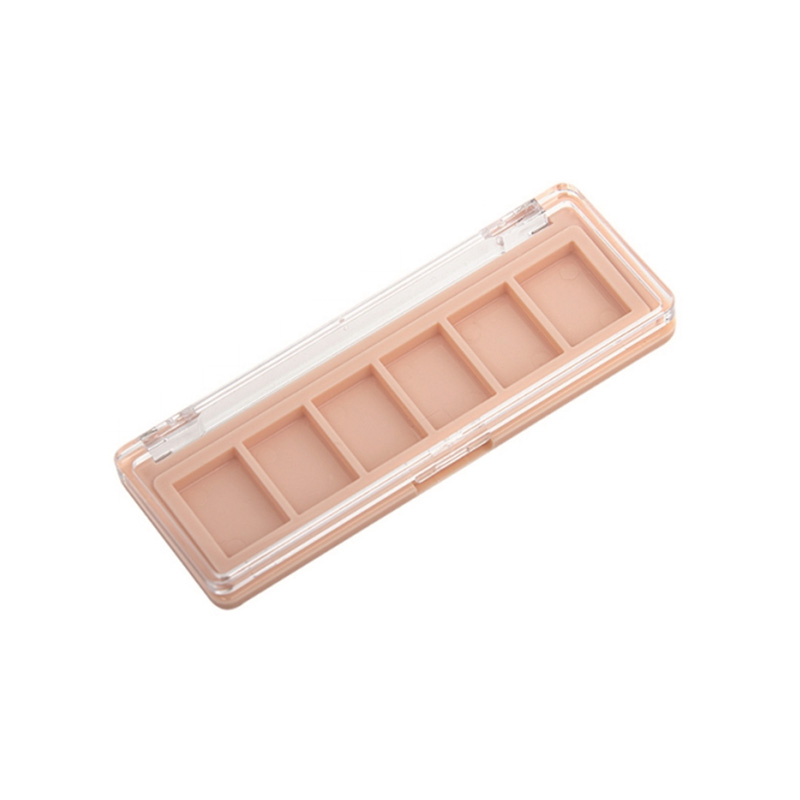 2011-1 Transparent Square 5+2 Grids Eyeshadow Case