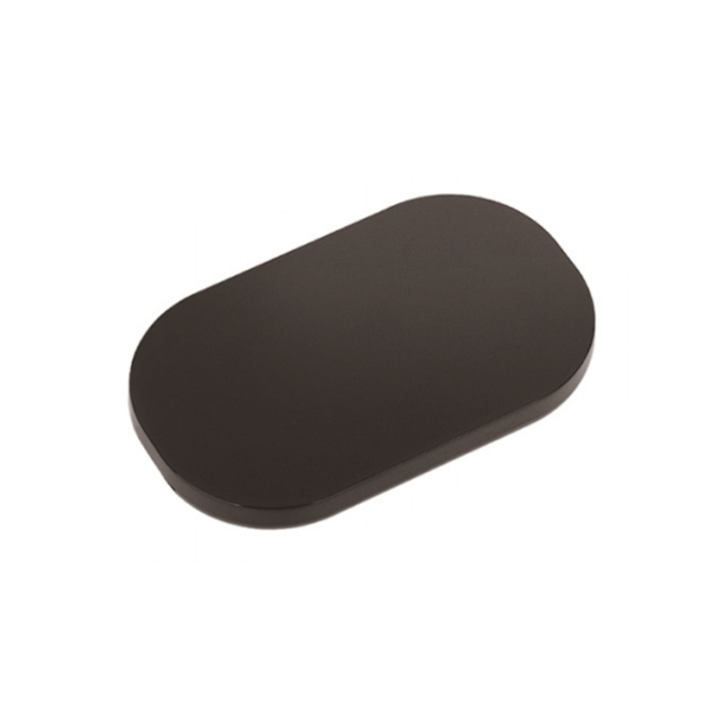 505-5 Black Oval 5 Grids Eyeshadow Case