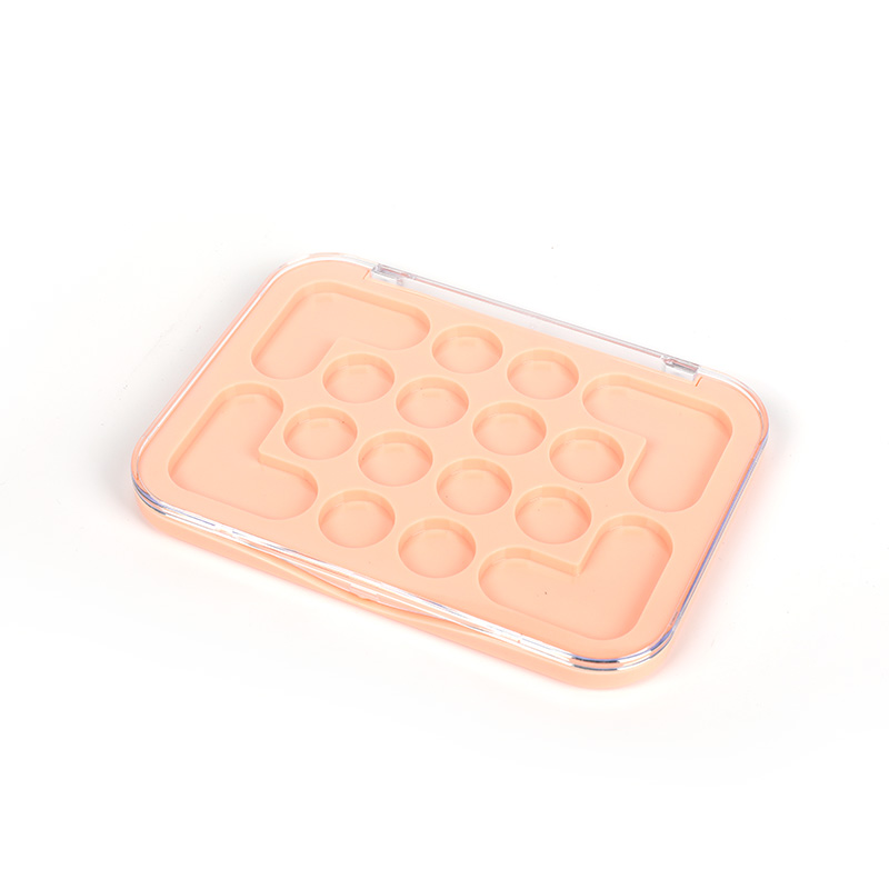 2317-12 Pink Cat Face 12 Grids Eyeshadow Case