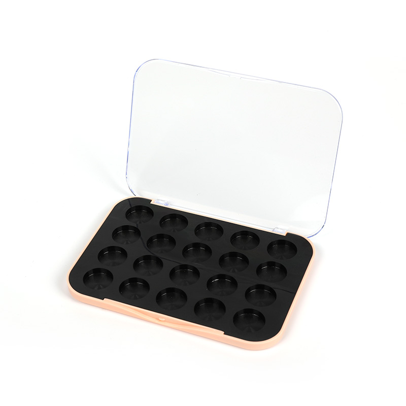 2031-20 (Round) Square 20 Grids Eyeshadow Case