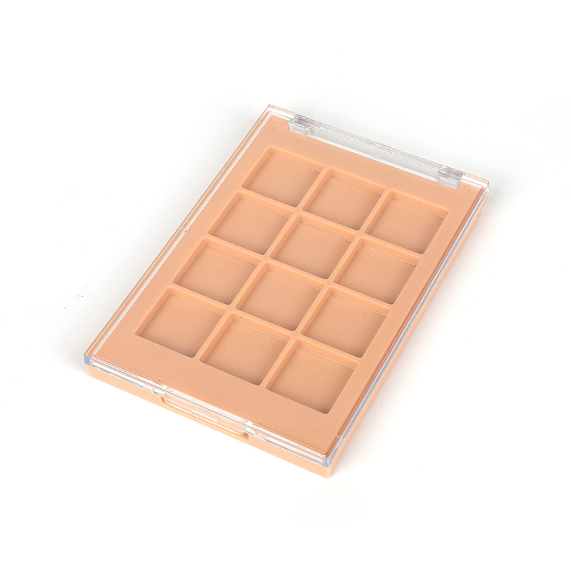 502-12 Square 12 Grids Eyeshadow Case