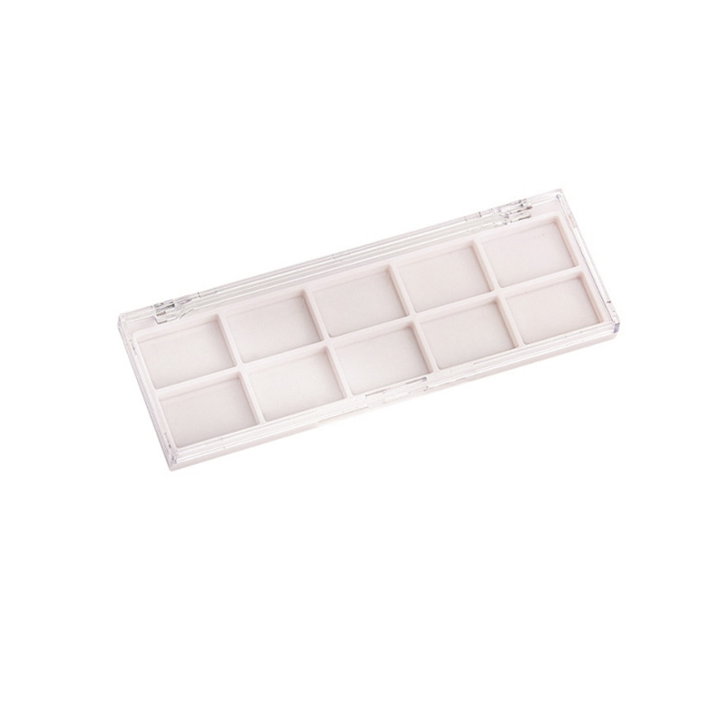 2011-1 Transparent Square 5+2 Grids Eyeshadow Case