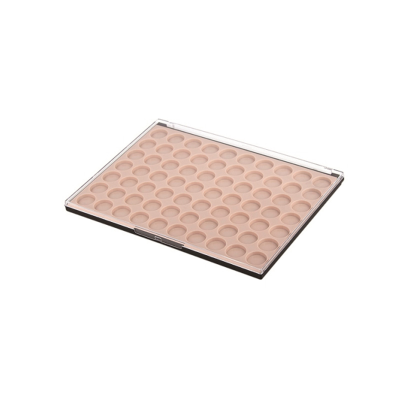 2038-88 Pink Square 88 Grids Eyeshadow Case