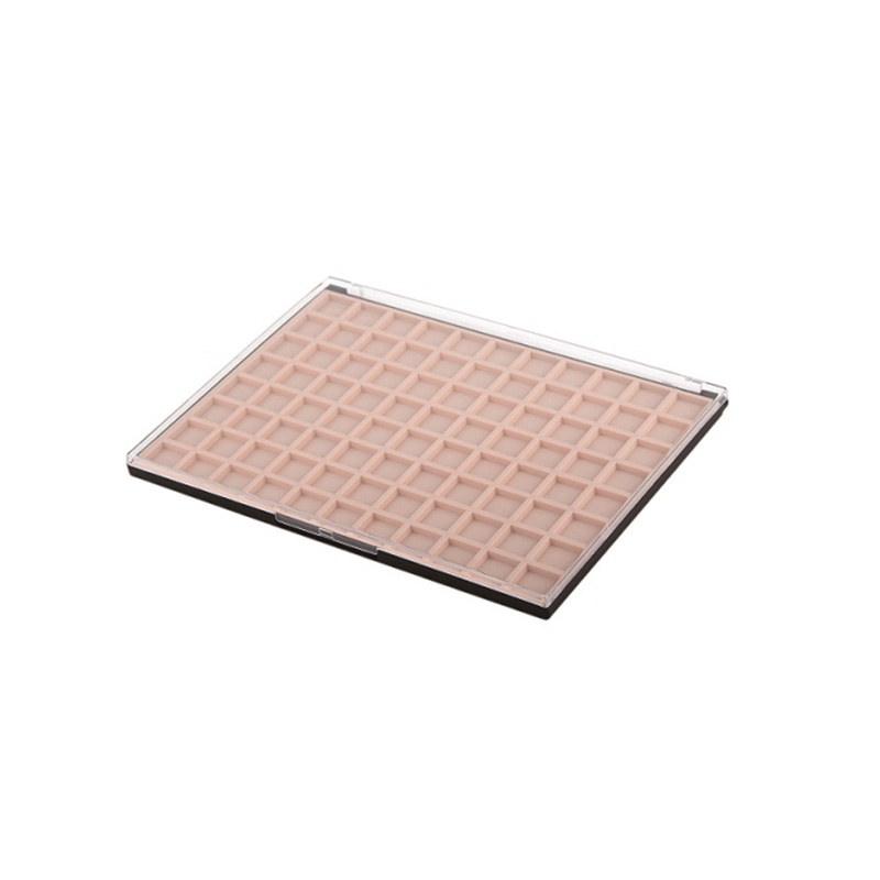 2038-88 Pink Square 88 Grids Eyeshadow Case