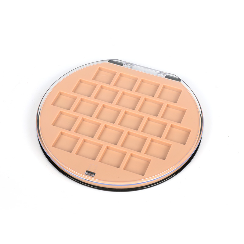 2026-6 Orange 6 Grids Eyeshadow Case