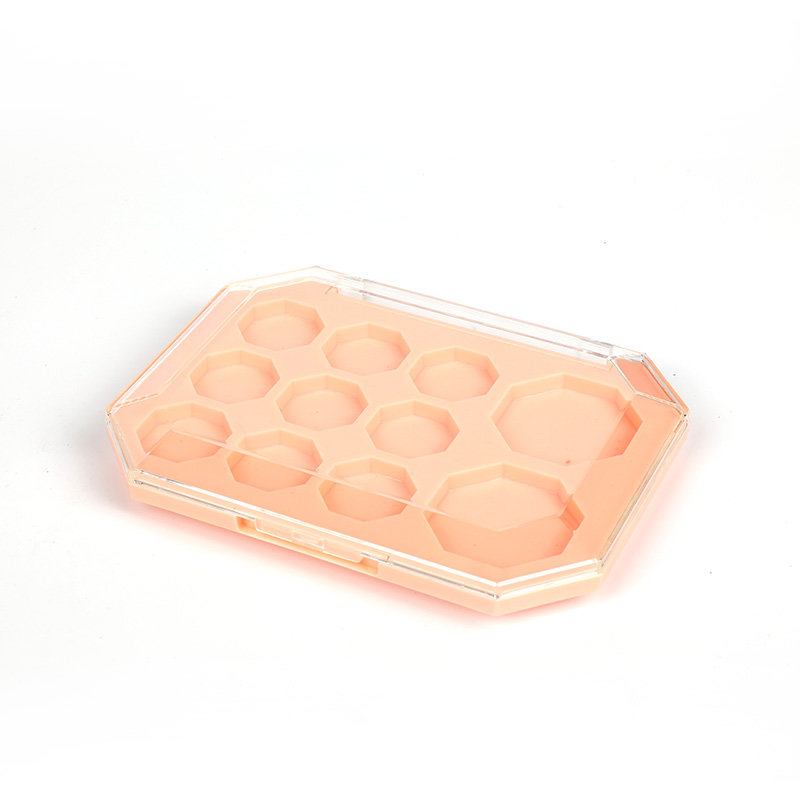 2026-6 Orange 6 Grids Eyeshadow Case