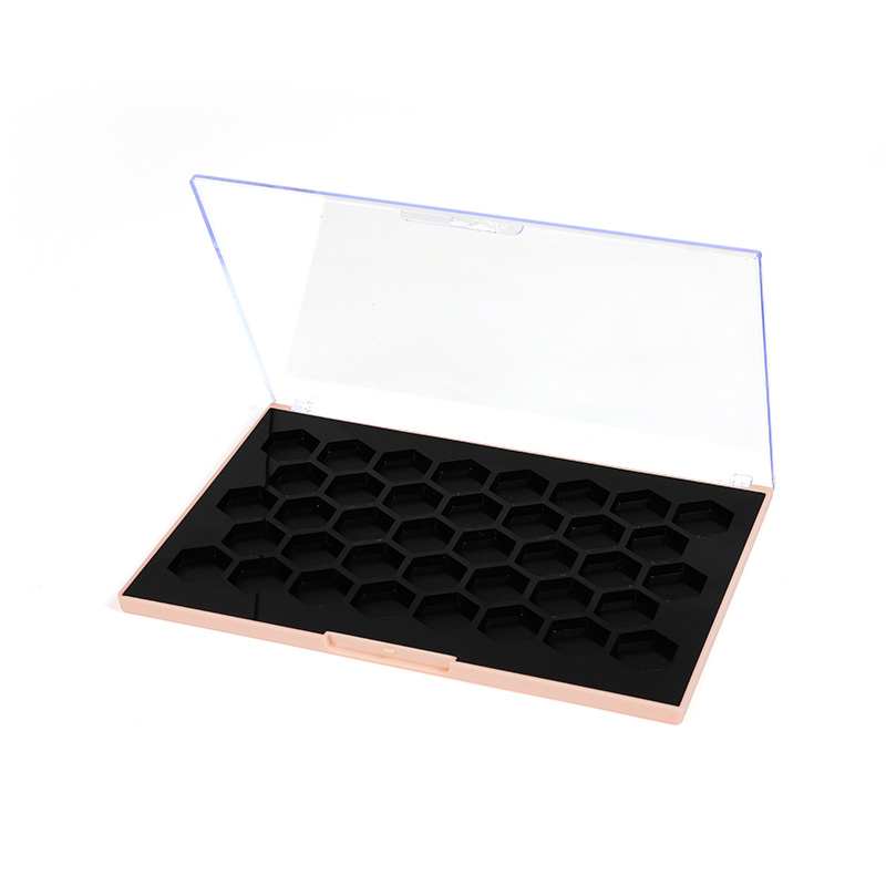 707-38 Black Square 38 Grids Eyeshadow Case