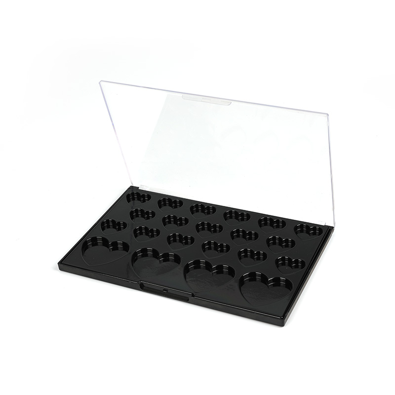 707-21 Black Square 21 Grids Eyeshadow Case