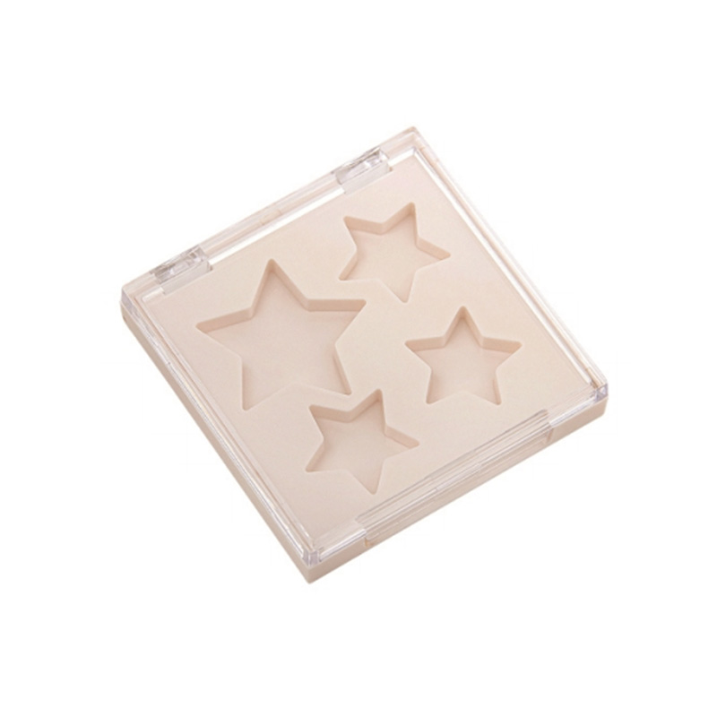 2011-1 Transparent Square 5+2 Grids Eyeshadow Case