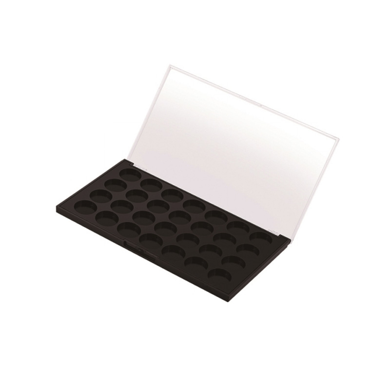 808-28 Black Square 28 Grids Eyeshadow Case