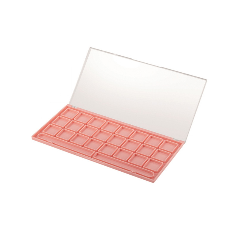 2006-24 Pink Square 24 Grids Eyeshadow Case