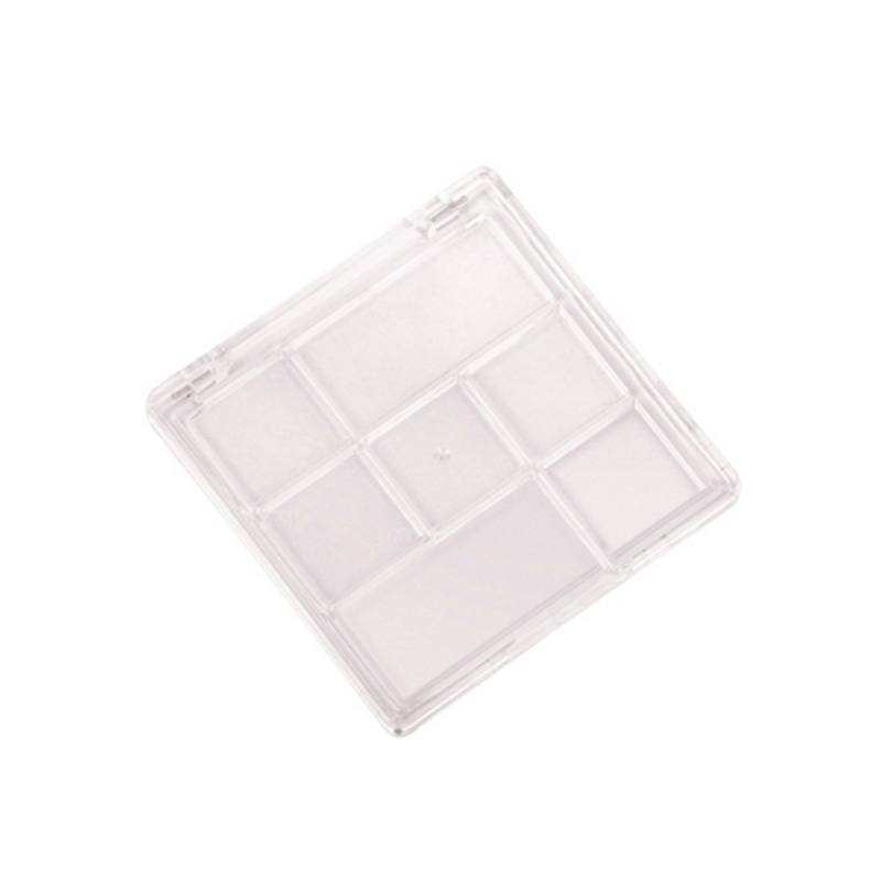 2011-1 Transparent Square 5+2 Grids Eyeshadow Case