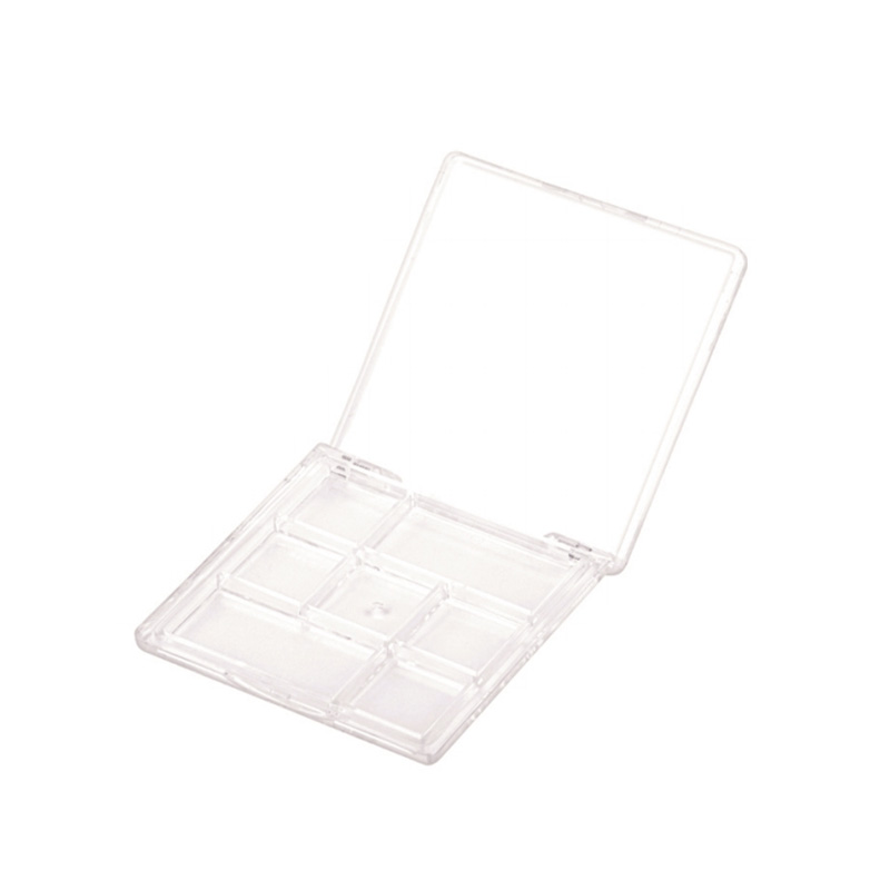 2011-1 Transparent Square 5+2 Grids Eyeshadow Case