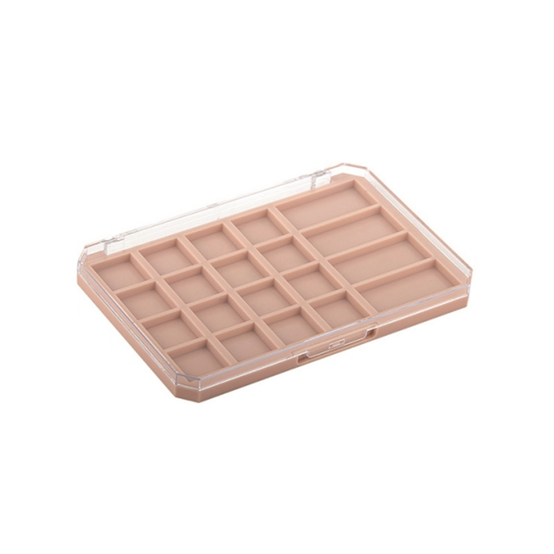 2038-88 Pink Square 88 Grids Eyeshadow Case