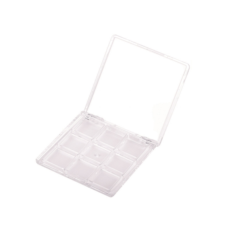 2011-9 Transparent 9 Grids Eyeshadow Case