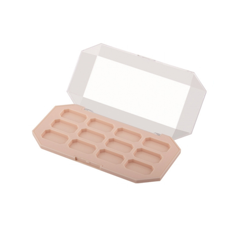 2023-12 Pink Square 12 Grids Eyeshadow Case