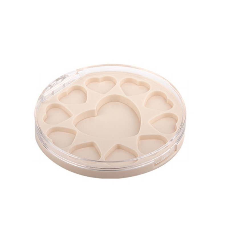 506-7 Nude Round 7 Grids Eyeshadow Case