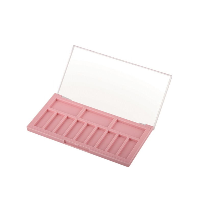 308-12 Pink Square 12 Grids Eyeshadow Case