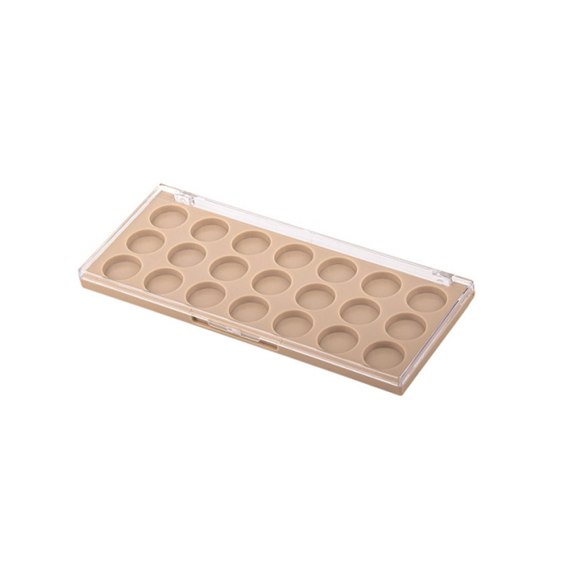 506-7 Nude Round 7 Grids Eyeshadow Case