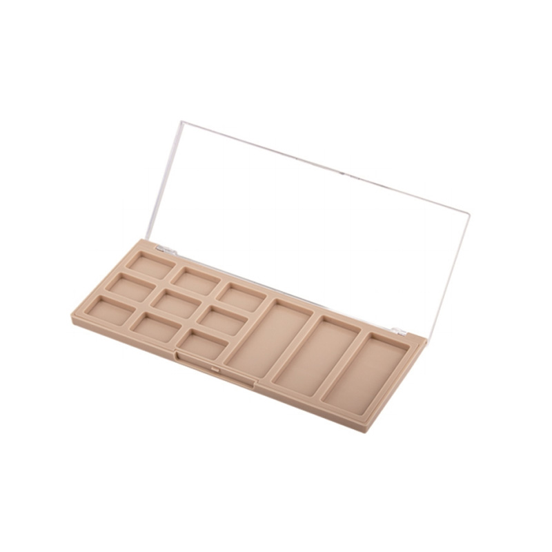 401-9+3 Nude Square 9+3 Grids Eyeshadow Case